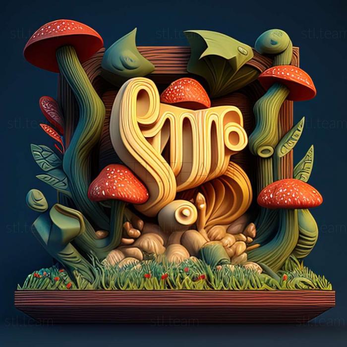 3D модель Гра грибні війни 2 (STL)